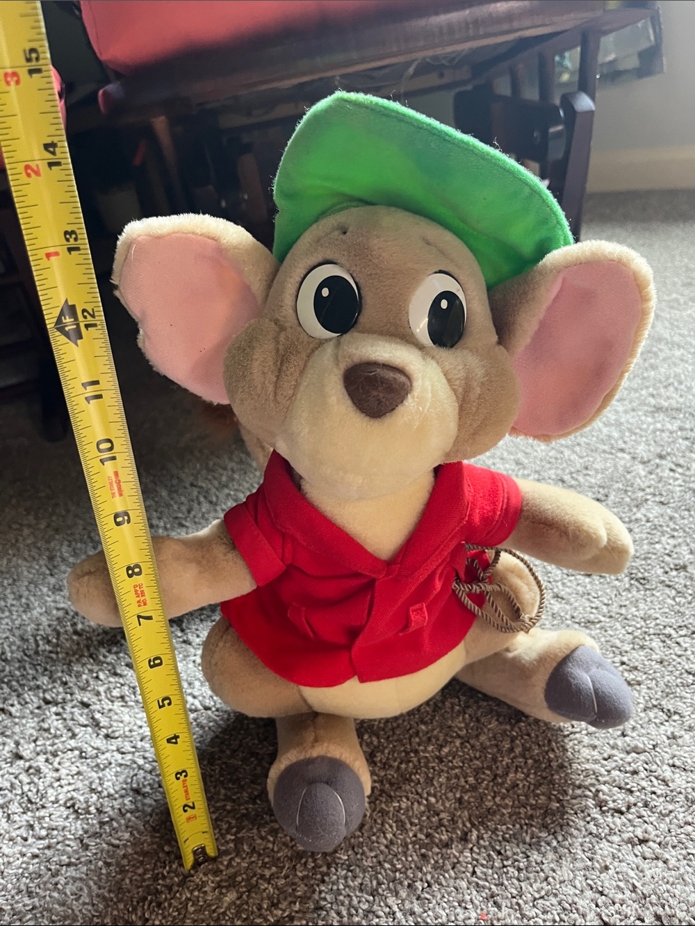 Vintage Disney Rescuers Down Under Jake Christmas Plush Stuffed
Animal - Picture 6 of 7